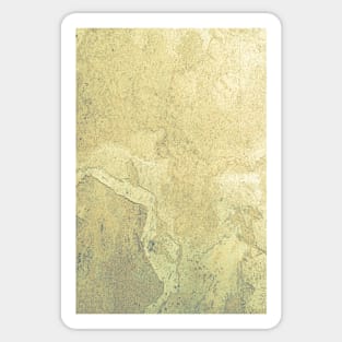 Texture of old yellow concrete wall for background. Cracked concrete wall. Sticker